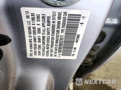 Zdjęcie 12 z 12 samochodu: 2013 HONDA CIVIC EX VIN:19XFB2F89DE276171 - miniatura