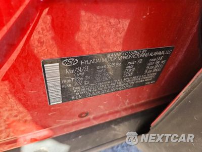 Zdjęcie 13 z 13 samochodu: 2023 HYUNDAI SANTA FE SEL PREMIUM VIN:5NMS3DA14PH007591 - miniatura