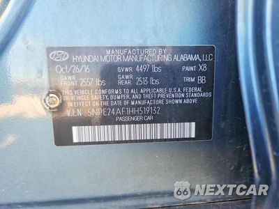 Zdjęcie 12 z 12 samochodu: 2017 HYUNDAI SONATA SE VIN:5NPE24AF1HH519132 - miniatura