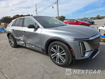 Czwarte zdjęcie samochodu z boku: 2024 CADILLAC LYRIQ LUXURY VIN:1GYKPRRK5RZ116245 - miniatura