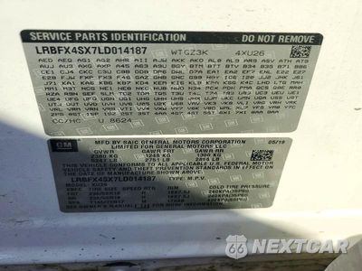 Zdjęcie 13 z 13 samochodu: 2020 BUICK ENVISION PREMIUM II VIN:LRBFX4SX7LD014187 - miniatura