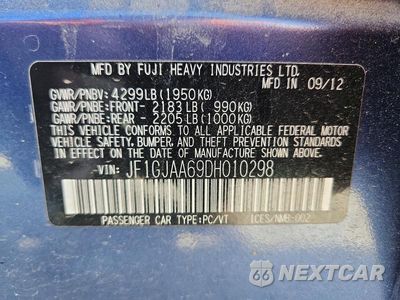 Zdjęcie 13 z 13 samochodu: 2013 SUBARU IMPREZA VIN:JF1GJAA69DH010298 - miniatura