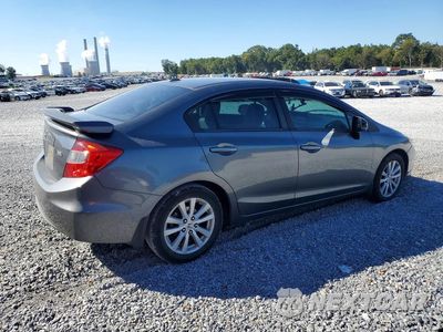 Trzecie zdjęcie samochodu z tyłu: 2012 HONDA CIVIC EXL VIN:19XFB2F93CE045158 - miniatura