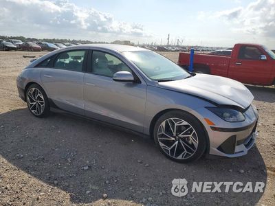 Czwarte zdjęcie samochodu z boku: 2023 HYUNDAI IONIQ 6 SEL VIN:KMHM34AA2PA053855 - miniatura