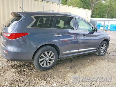 Trzecie zdjęcie samochodu z tyłu: 2014 INFINITI QX60 BASE VIN:5N1AL0MM9EC526329 - miniatura