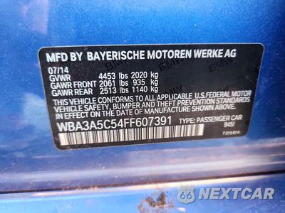Zdjęcie 12 z 12 samochodu: 2015 BMW 328 I VIN:WBA3A5C54FF607391 - miniatura