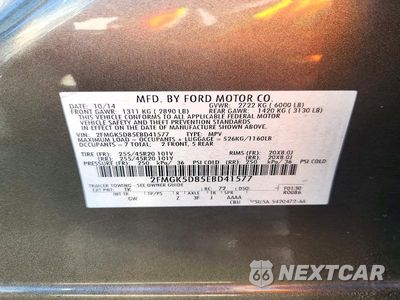 Zdjęcie 13 z 13 samochodu: 2014 FORD FLEX LIMITED VIN:2FMGK5D85EBD41577 - miniatura