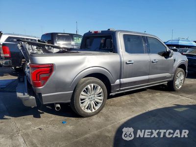 Trzecie zdjęcie samochodu z tyłu: 2024 FORD F150 PLATINUM VIN:1FTFW7LD9RFA41401 - miniatura