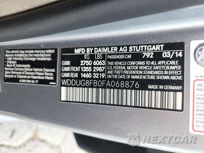 Zdjęcie 12 z 12 samochodu: 2015 MERCEDES-BENZ S 550 4MATIC VIN:WDDUG8FB0FA068876 - miniatura