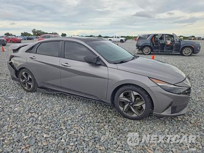 Czwarte zdjęcie samochodu z boku: 2022 HYUNDAI ELANTRA LIMITED VIN:KMHLP4AG4NU289083 - miniatura