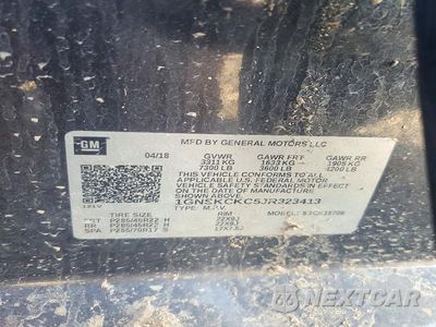 Zdjęcie 12 z 12 samochodu: 2018 CHEVROLET TAHOE K1500 PREMIER VIN:1GNSKCKC5JR323413 - miniatura