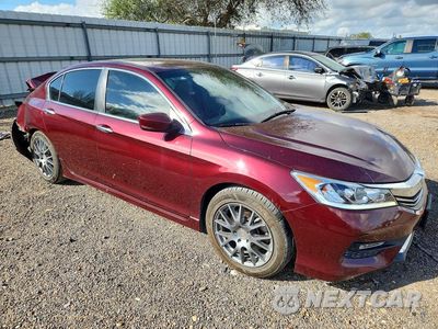 Czwarte zdjęcie samochodu z boku: 2017 HONDA ACCORD SPORT VIN:1HGCR2F5XHA192715 - miniatura