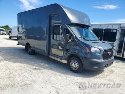 Czwarte zdjęcie samochodu z boku: 2021 FORD TRANSIT DELIVERY TRUCK VIN:1FDDF6P8XMKA76894 - miniatura
