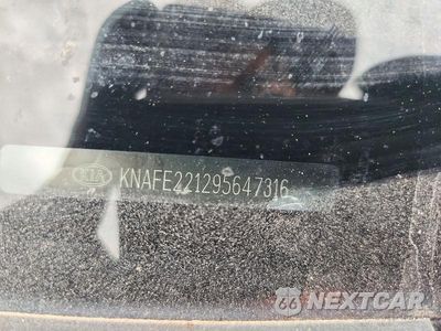 Zdjęcie 12 z 12 samochodu: 2009 KIA SPECTRA LX VIN:KNAFE221295647316 - miniatura
