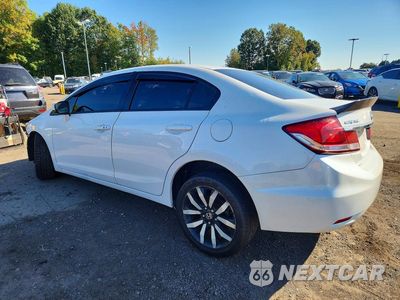 Drugie zdjęcie samochodu z przodu: 2015 HONDA CIVIC EXL VIN:19XFB2F91FE257531 - miniatura