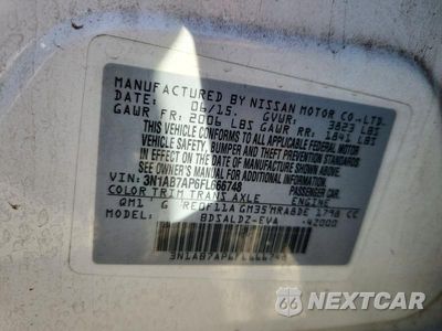 Zdjęcie 12 z 12 samochodu: 2015 NISSAN SENTRA SV VIN:3N1AB7AP6FL666748 - miniatura