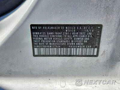 Zdjęcie 12 z 12 samochodu: 2019 VOLKSWAGEN JETTA S VIN:3VWC57BU4KM117536 - miniatura