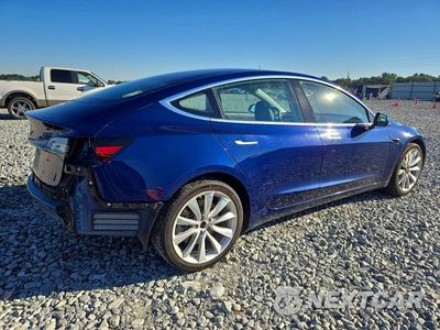 Trzecie zdjęcie samochodu z tyłu: 2018 TESLA MODEL 3 VIN:5YJ3E1EB0JF117398 - miniatura