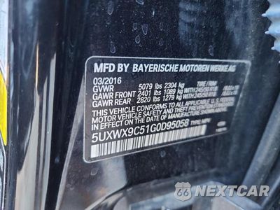 Zdjęcie 13 z 13 samochodu: 2016 BMW X3 XDRIVE28I VIN:5UXWX9C51G0D95058 - miniatura