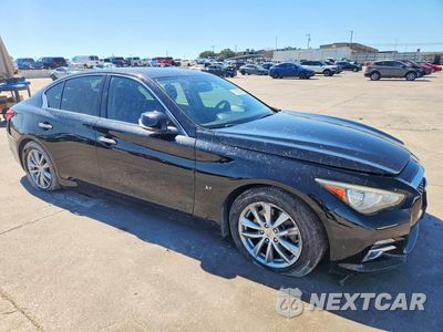 Czwarte zdjęcie samochodu z boku: 2015 INFINITI Q50 PREMIUM VIN:JN1BV7AP7FM339180 - miniatura