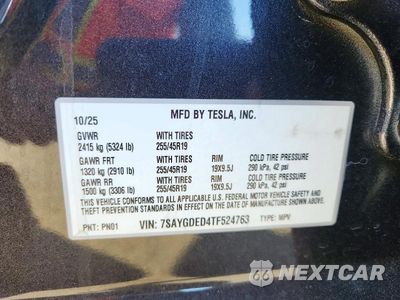 Zdjęcie 14 z 14 samochodu: 2026 TESLA MODEL Y VIN:7SAYGDED4TF524763 - miniatura