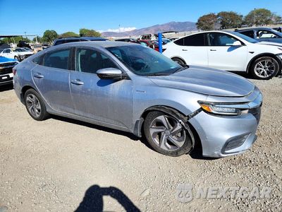 Czwarte zdjęcie samochodu z boku: 2019 HONDA INSIGHT LX VIN:19XZE4F11KE008652 - miniatura