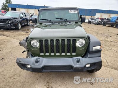 Piąte zdjęcie samochodu w środku: 2021 JEEP WRANGLER UNLIMITED SPORT VIN:1C4HJXDN2MW679870 - miniatura