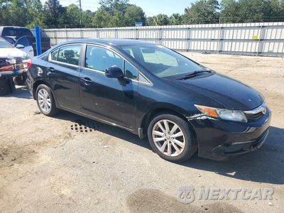 Czwarte zdjęcie samochodu z boku: 2012 HONDA CIVIC EX VIN:19XFB2F8XCE011175 - miniatura