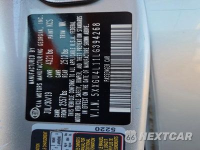 Zdjęcie 12 z 12 samochodu: 2020 KIA OPTIMA EX VIN:5XXGU4L11LG394268 - miniatura
