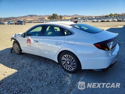 Drugie zdjęcie samochodu z przodu: 2021 HYUNDAI SONATA HYBRID VIN:KMHL34JJ0MA018951 - miniatura