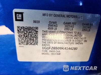 Zdjęcie 13 z 13 samochodu: 2019 CHEVROLET BOLT EV PREMIER VIN:1G1FZ6S09K4144280 - miniatura