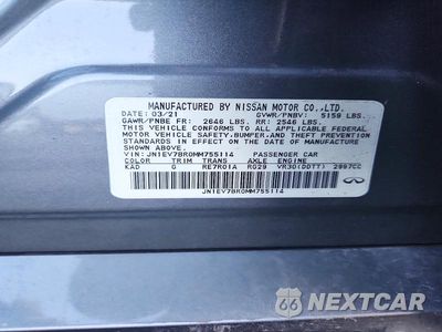 Zdjęcie 12 z 12 samochodu: 2021 INFINITI Q50 LUXE VIN:JN1EV7BR0MM755114 - miniatura