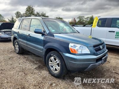 Czwarte zdjęcie samochodu z boku: 2005 HONDA PILOT EXL VIN:2HKYF18675H508315 - miniatura