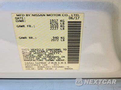 Zdjęcie 12 z 12 samochodu: 2017 NISSAN ALTIMA 2.5 SR VIN:1N4AL3AP8HC288181 - miniatura