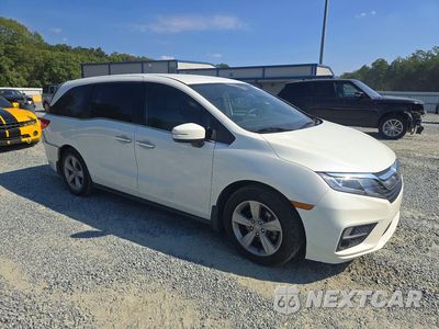 Czwarte zdjęcie samochodu z boku: 2019 HONDA ODYSSEY EX VIN:5FNRL6H52KB084926 - miniatura