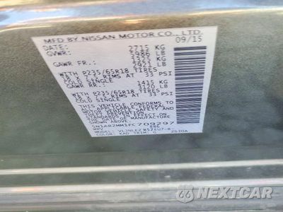 Zdjęcie 13 z 13 samochodu: 2015 NISSAN PATHFINDER SV VIN:5N1AR2MM1FC709297 - miniatura