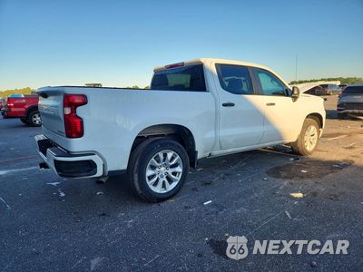 Trzecie zdjęcie samochodu z tyłu: 2023 CHEVROLET SILVERADO C1500 CUSTOM VIN:3GCPABEK4PG268833 - miniatura