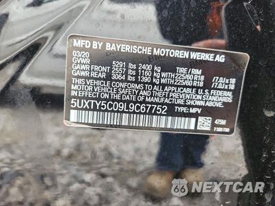 Zdjęcie 13 z 13 samochodu: 2020 BMW X3 XDRIVE30I VIN:5UXTY5C09L9C67752 - miniatura