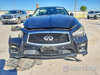 Piąte zdjęcie samochodu w środku: 2015 INFINITI Q50 HYBRID SPORT VIN:JN1AV7AR6FM850392 - miniatura
