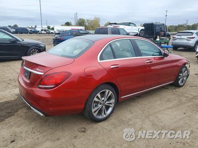 Trzecie zdjęcie samochodu z tyłu: 2019 MERCEDES-BENZ C 300 4MATIC VIN:55SWF8EB7KU293321 - miniatura