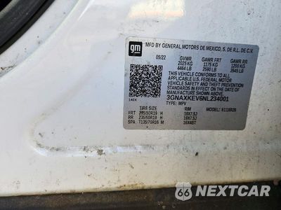 Zdjęcie 12 z 12 samochodu: 2022 CHEVROLET EQUINOX LT VIN:3GNAXKEV6NL234001 - miniatura