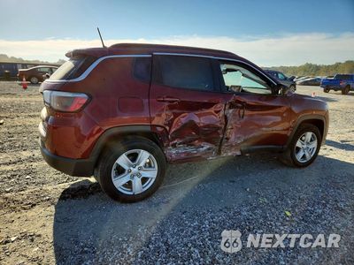 Trzecie zdjęcie samochodu z tyłu: 2022 JEEP COMPASS LATITUDE VIN:3C4NJCBBXNT155989 - miniatura