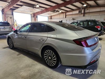 Drugie zdjęcie samochodu z przodu: 2021 HYUNDAI SONATA HYBRID LIMITED VIN:KMHL54JJ2MA017164 - miniatura