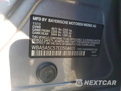 Zdjęcie 12 z 12 samochodu: 2014 BMW 528 I VIN:WBA5A5C57ED504405 - miniatura