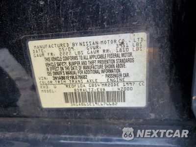 Zdjęcie 12 z 12 samochodu: 2009 NISSAN SENTRA 2.0 VIN:3N1AB61E19L676682 - miniatura