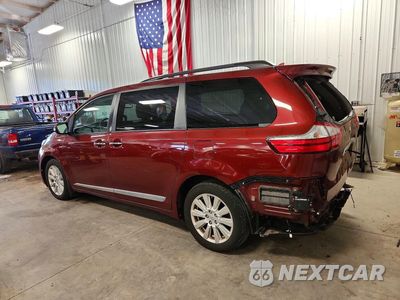 Drugie zdjęcie samochodu z przodu: 2017 TOYOTA SIENNA LIMITED PREMIUM 7-PASSENGER VIN:5TDDZ3DC2HS166770 - miniatura