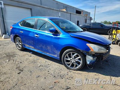 Czwarte zdjęcie samochodu z boku: 2014 NISSAN SENTRA SR VIN:3N1AB7AP3EL646312 - miniatura