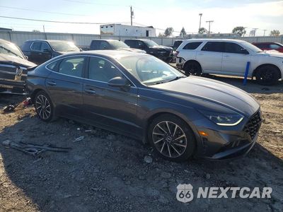 Czwarte zdjęcie samochodu z boku: 2021 HYUNDAI SONATA LIMITED VIN:5NPEH4J24MH088789 - miniatura