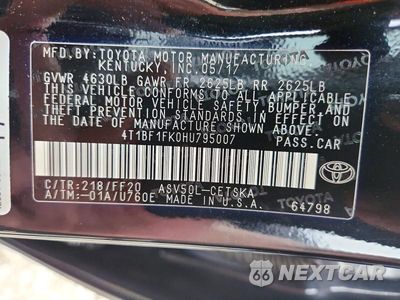 Zdjęcie 12 z 12 samochodu: 2017 TOYOTA CAMRY SE VIN:4T1BF1FK0HU795007 - miniatura