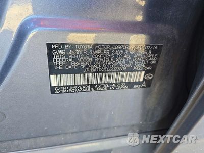 Zdjęcie 12 z 12 samochodu: 2016 LEXUS IS 200T VIN:JTHBA1D21G5023838 - miniatura